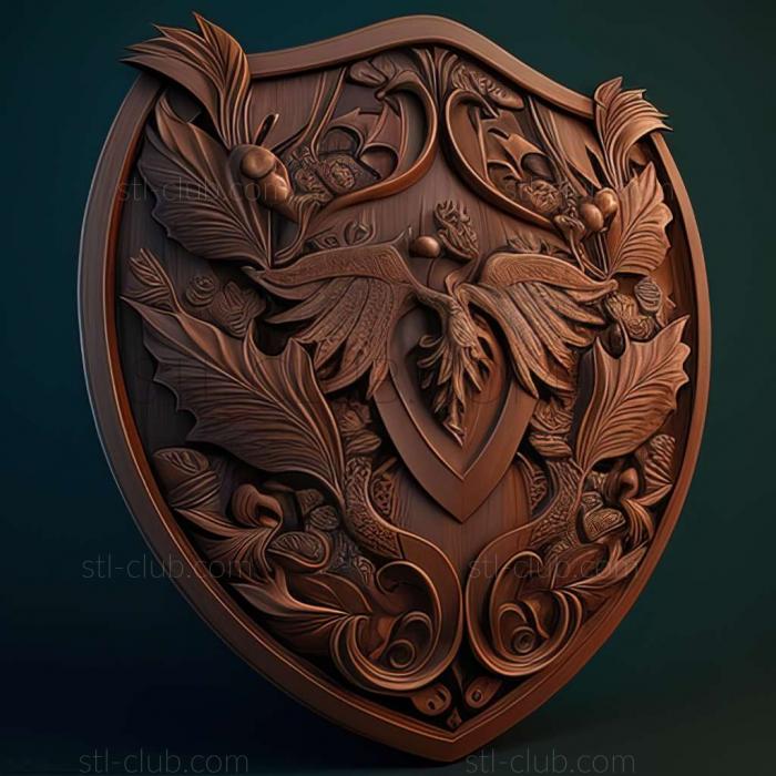 3D model shield (STL)